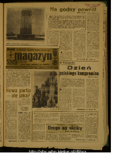 Słowo Ludu : dziennik Polskiej Zjednoczonej Partii Robotniczej, 1989 R.XL, nr 261 (magazyn)