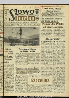 Słowo Ludu : dziennik Polskiej Zjednoczonej Partii Robotniczej, 1990 R.XLI, nr 2 (magazyn środowy)