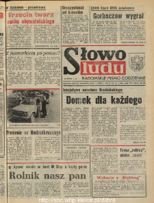 Słowo Ludu : dziennik Polskiej Zjednoczonej Partii Robotniczej, 1990 R.XLI, nr 163 (radomskie pismo codzienne)