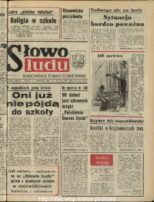 Słowo Ludu : dziennik Polskiej Zjednoczonej Partii Robotniczej, 1990 R.XLI, nr 206 (radomskie pismo codzienne)