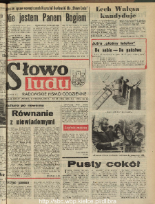 Słowo Ludu : dziennik Polskiej Zjednoczonej Partii Robotniczej, 1990 R.XLI, nr 217 (radomskie pismo codzienne)