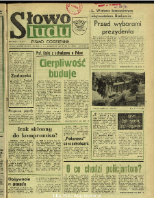 Słowo Ludu : dziennik Polskiej Zjednoczonej Partii Robotniczej, 1990 R.XLI, nr 256