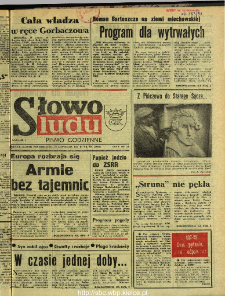 Słowo Ludu : dziennik Polskiej Zjednoczonej Partii Robotniczej, 1990 R.XLI, nr 269