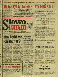 Słowo Ludu : dziennik Polskiej Zjednoczonej Partii Robotniczej, 1990 R.XLI, nr 276 (radomskie pismo codzienne)