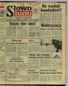 Słowo Ludu : dziennik Polskiej Zjednoczonej Partii Robotniczej, 1991 R.XLII, nr 36