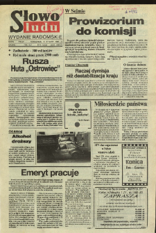 Słowo Ludu,1992 R.XLIII, nr 4 (wydanie radomskie)