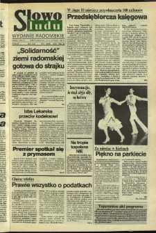 Słowo Ludu,1992 R.XLIII, nr 9 (wydanie radomskie)