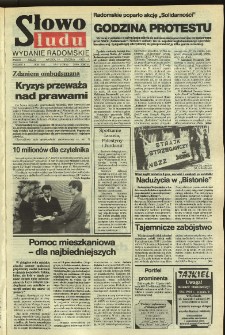 Słowo Ludu,1992 R.XLIII, nr 11 (wydanie radomskie)