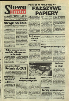 Słowo Ludu,1992 R.XLIII, nr 42 (wydanie radomskie)