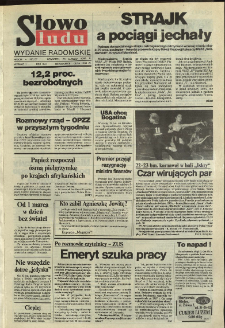 Słowo Ludu,1992 R.XLIII, nr 43 (wydanie radomskie)