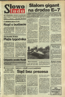 Słowo Ludu,1992 R.XLIII, nr 67 (wydanie radomskie)