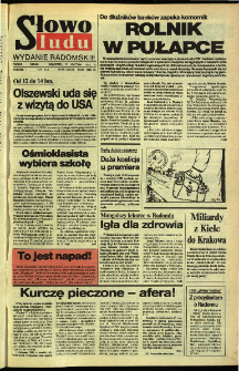 Słowo Ludu,1992 R.XLIII, nr 85 (wydanie radomskie)