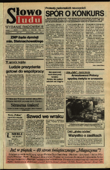 Słowo Ludu,1992 R.XLIII, nr 90 (wydanie radomskie)