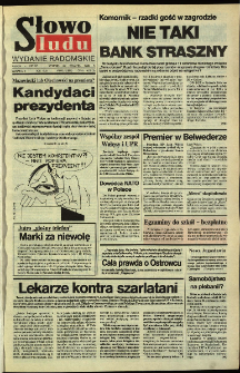 Słowo Ludu,1992 R.XLIII, nr 99 (wydanie radomskie)