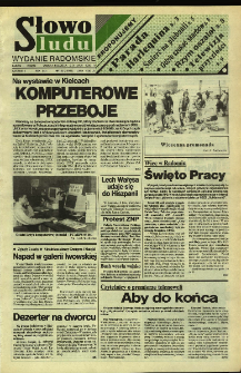 Słowo Ludu,1992 R.XLIII, nr 102 (wydanie radomskie)