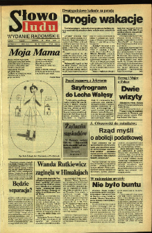 Słowo Ludu,1992 R.XLIII, nr 122 (wydanie radomskie)