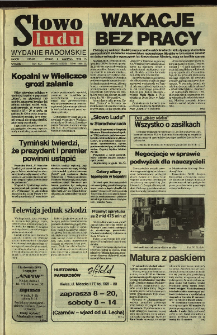 Słowo Ludu,1992 R.XLIII, nr 129 (wydanie radomskie)