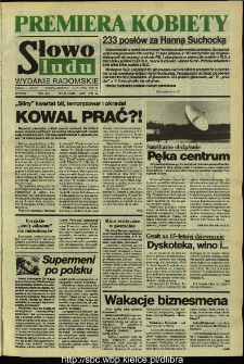 Słowo Ludu,1992 R.XLIII, nr 161 (wydanie radomskie)