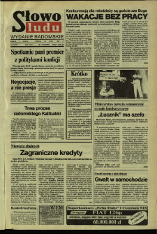 Słowo Ludu,1992 R.XLIII, nr 170 (wydanie radomskie)