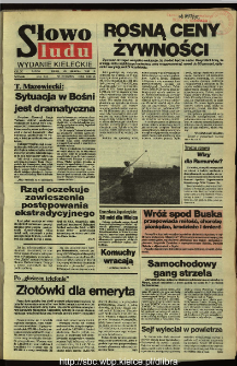 Słowo Ludu,1992 R.XLIII, nr 199 (wydanie radomskie)