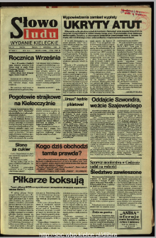 Słowo Ludu,1992 R.XLIII, nr 205