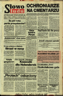 Słowo Ludu,1992 R.XLIII, nr 224 (wydanie radomskie)