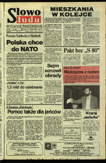 Słowo Ludu,1992 R.XLIII, nr 236 (wydanie radomskie)