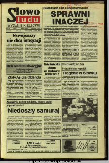Słowo Ludu,1992 R.XLIII, nr 286