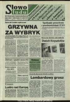 Słowo Ludu,1993 R.XLIV, nr 30 (wydanie radomskie)