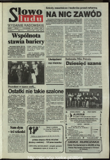 Słowo Ludu,1993 R.XLIV, nr 43 (wydanie radomskie)