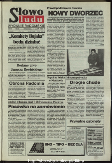 Słowo Ludu,1993 R.XLIV, nr 49 (wydanie radomskie)