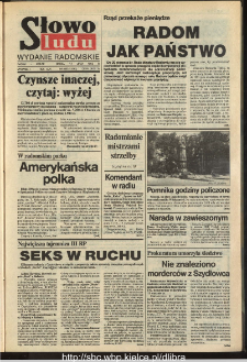 Słowo Ludu,1993 R.XLIV, nr 160 (wydanie radomskie)