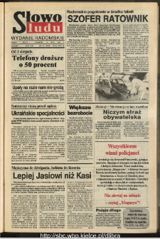 Słowo Ludu,1993 R.XLIV, nr 161 (wydanie radomskie)