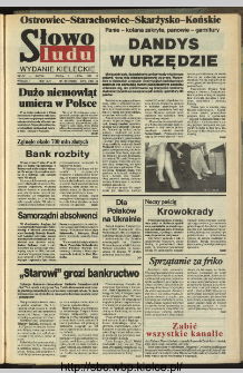 Słowo Ludu,1993 R.XLIV, nr 166 (Ostrowiec-Starachowiece-Skarżysko-Końskie)