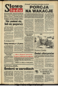Słowo Ludu,1993 R.XLIV, nr 167 (wydanie radomskie)