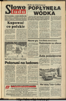 Słowo Ludu,1993 R.XLIV, nr 170 (wydanie radomskie)
