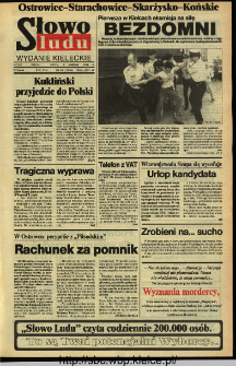 Słowo Ludu,1993 R.XLIV, nr 178 (Ostrowiec-Starachowiece-Skarżysko-Końskie)