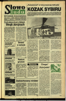 Słowo Ludu,1993 R.XLIV, nr 193 (wydanie radomskie)