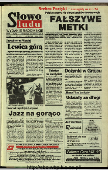Słowo Ludu,1993 R.XLIV, nr 194 (wydanie radomskie)