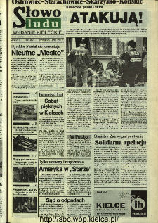 Słowo Ludu,1993 R.XLIV, nr 217 (Ostrowiec-Starachowiece-Skarżysko-Końskie)