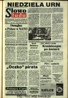 Słowo Ludu,1993 R.XLIV, nr 218 (wydanie radomskie)