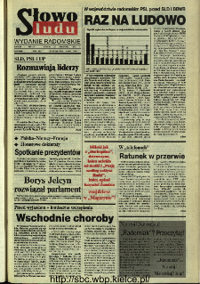 Słowo Ludu,1993 R.XLIV, nr 220 (wydanie radomskie)