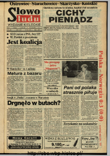 Słowo Ludu,1993 R.XLIV, nr 239 (Ostrowiec-Starachowiece-Skarżysko-Końskie)