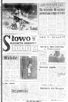 Słowo Ludu : organ Komitetu Wojewódzkiego Polskiej Zjednoczonej Partii Robotniczej, 1984, R.XXXV, nr 182 (magazyn środowy)