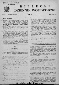 Kielecki Dziennik Wojew&oacute;dzki 1950, nr 11
