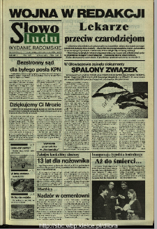 Słowo Ludu,1993 R.XLIV, nr 263 (wydanie radomskie)