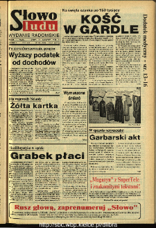 Słowo Ludu,1993 R.XLIV, nr 266 (wydanie radomskie)
