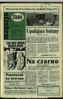 Słowo Ludu,1993 R.XLIV, nr 268 (magazyn)