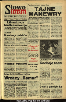 Słowo Ludu,1993 R.XLIV, nr 291 (wydanie radomskie)