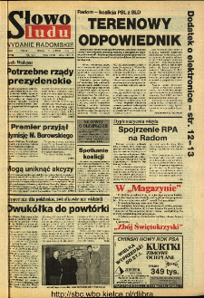 Słowo Ludu 1994, XLV, nr 33 (wydanie radomskie)